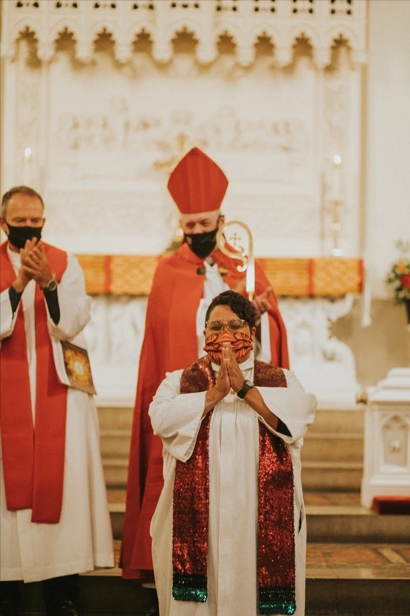 Rev. Kelsey Brown at her ordination